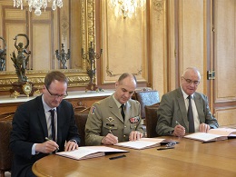Signature d’une convention Oméga avec Suez (4 avril 2017)