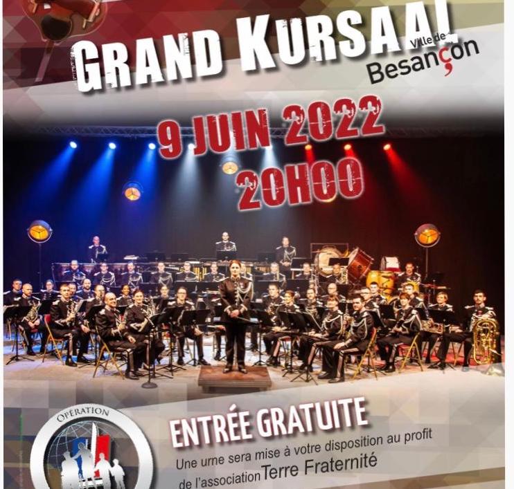 Concert de musiques militaires à Besançon (9 juin 2022 – 20h00)