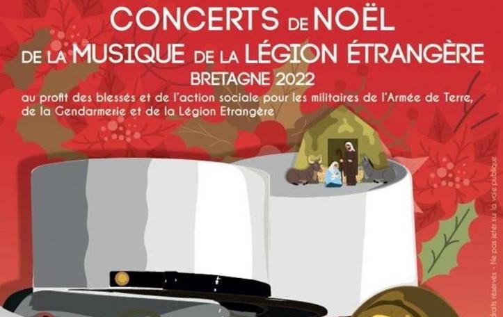 Concert de Noël de la Légion étrangère à Ploemeur (24 novembre 2022)