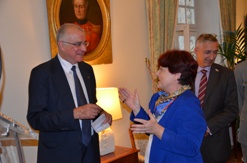 Remise de chèque du Lions Club Paris-Suffren-Fontenoy (9 juillet 2014)