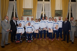 Le MINDEF reçoit les athlètes des Invictus Games (8 octobre 2014)