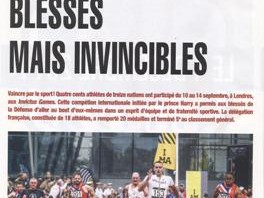 Invictus Games dans Armées d’aujourd’hui de novembre-décembre 2014