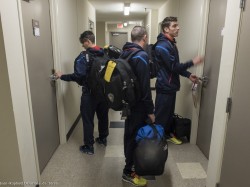 Marines corps trials 2015. Arrivée de l'équipe sur le camp Pendleton.