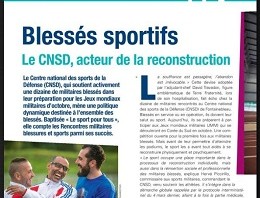 Le CNSD à l’honneur dans Armées d’aujourd’hui (juillet-août 2015)