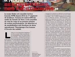 Le rôle du conseiller facteur humain expliqué dans Terre Information Magazine de juin 2015