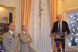 Remise des prix Terre Fraternité lors d’un cocktail chez le général CEMAT (30 novembre 2015)