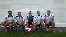 Big Battlefield Bike Ride 2016 – 1ère étape – Ypres-Arras (6 juin 2016)