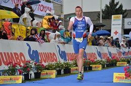 Le porte-fanion de Terre Fraternité vice-champion du monde de duathlon longue distance (4 septembre 2016)