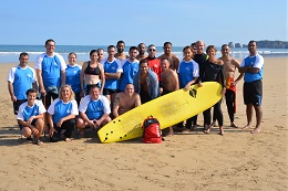 Stage mer et blessure – 2ème journée – surf et pirogue hawaïenne (20 septembre 2016)