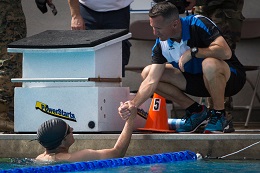 Les dernières médailles aux Marine Corps Trials : 8 en natation (mars 2017)