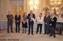 Cocktail Terre Fraternité chez le Gouverneur militaire de Paris (18 décembre 2017)