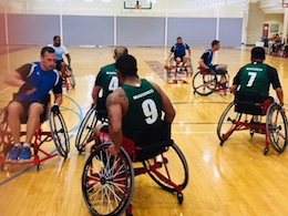 Marine Corps Trials 2018 – tournoi de basket fauteuil (22 mars 2018)