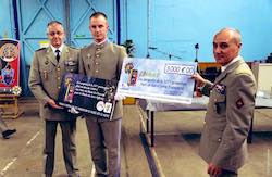 Remise de chèque de la 327ème promotion de l’ENSOA (14 février 2019)