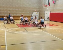 La compétition de basket fauteuil des Marine Corps Trials (5 mars 2019)