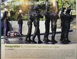 Le monument aux morts en OPEX dans le TIM de décembre-janvier (janvier 2020)