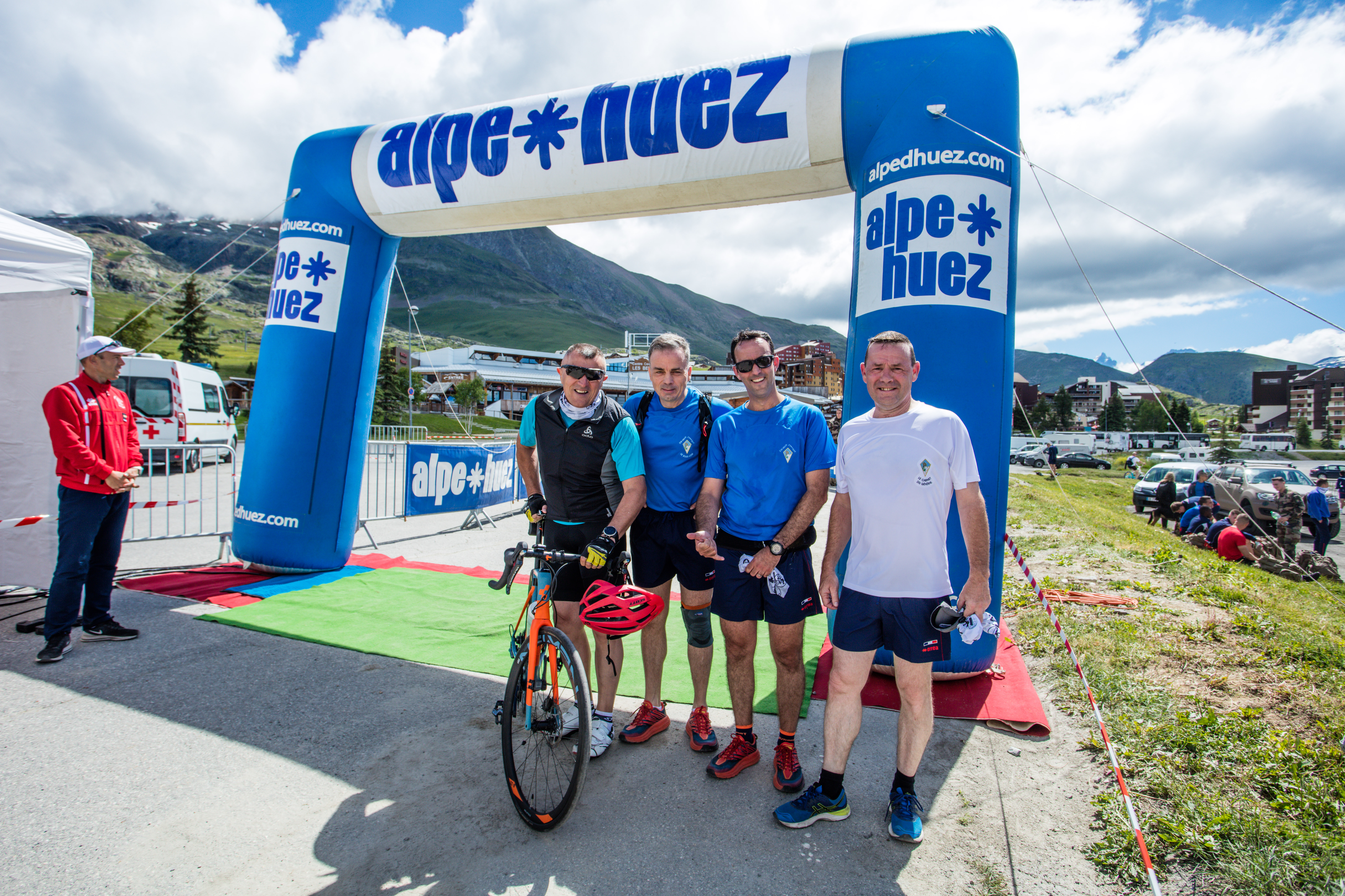 Montée de l’Alpe d’Huez au profit de Terre Fraternité (activité en juin 2021)