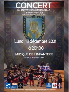 Concert du Gouverneur militaire de Lille (13 décembre 2021 à 20h00)