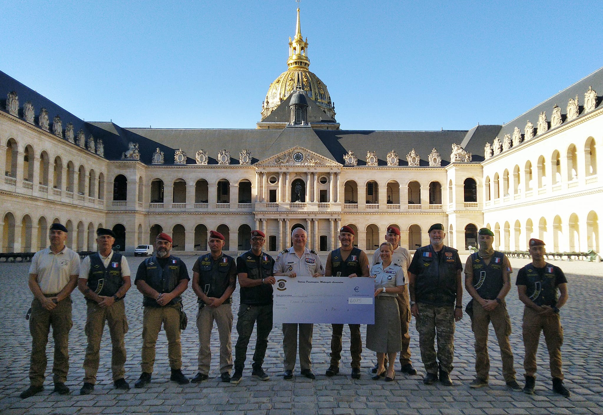 Remise du chèque du raid Achille Muller (4 août 2022)