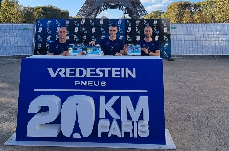 Le CECPC-3e RA s’entraîne pour le marathon d’Athènes aux 20 km de Paris (9 octobre 2022)