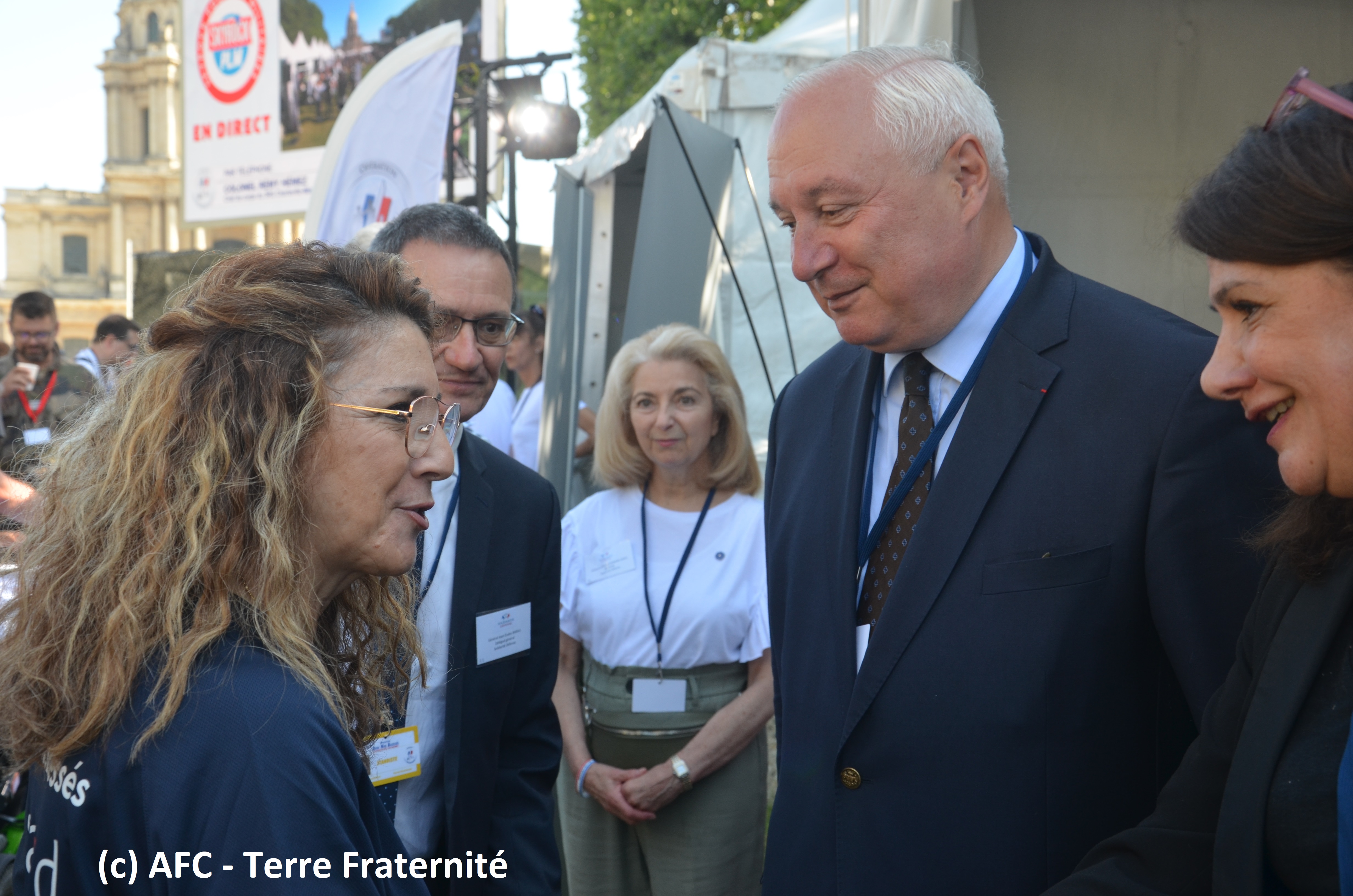 Terre Fraternité présente à Paris pour l’opération #avecnosblessés (24 juin 2023)