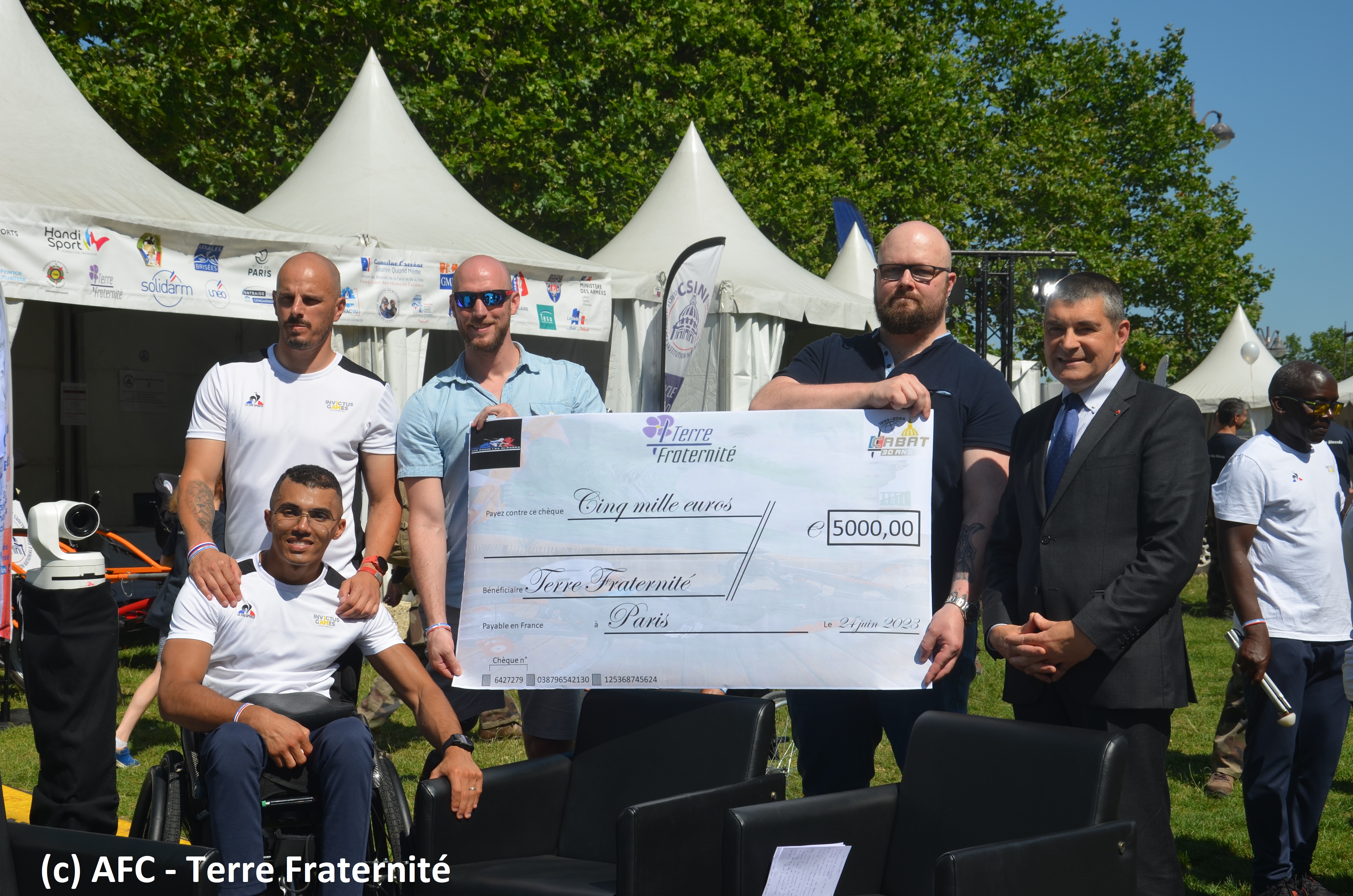 Merci aux acteurs des 24 heures de triathlon pour les blessés (24 juin 2023)