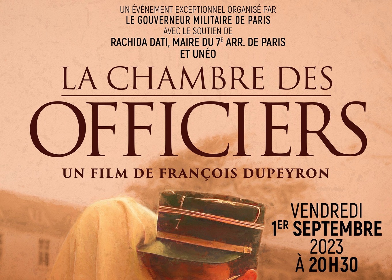 La Chambre des officiers aux Invalides (1er septembre 2023 – 20h30)