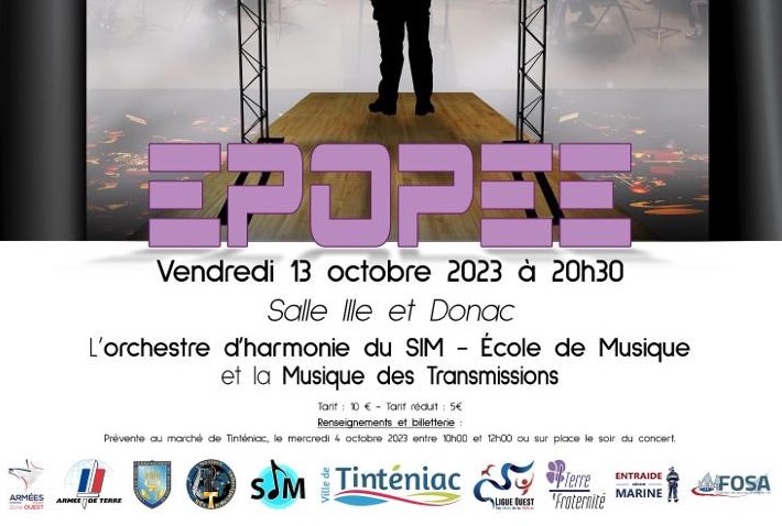 Concert Unissonà Tinténiac (35) le 13 octobre à 20h30